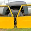 1997-2006 Jeep Wrangler TJ pair of yellow half doors.