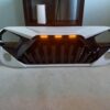 an aftermarket goliath grille designed for the jeep wrangler jl and gladiator jt models.