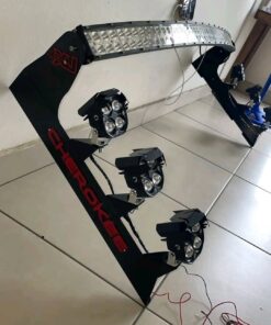 1984 to 2001 jeep Cherokee XJ aftermarket upper windshield light bar mounting kit