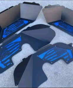 PPE Offroad rear inner fender liners designed for Jeep Wrangler JK models.