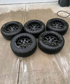 Jeep Fuel Maverick wheels and Nitto Ridge Grappler tires.